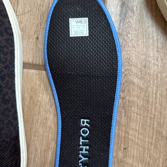 Rothy’s The Original Slip-on Sneaker Espresso Shot Brown Cheetah Print Sz 8.5 - Picture 6 of 9